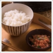 炊きたてごはん&明太子ふりかけ